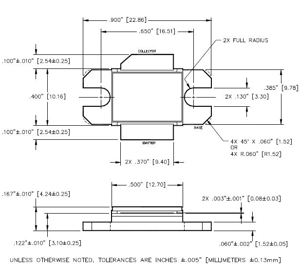 MAPR-002729-170M00雙極?NPN硅微波功率晶體管  MACOM現貨