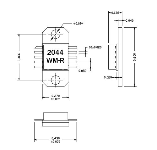 AM204437WM-EM-R功率放大器AMCOM產品原裝庫存