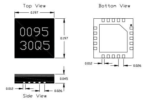 AM009530WM-QN5-R L/S/C/X波段寬帶功率放大器
