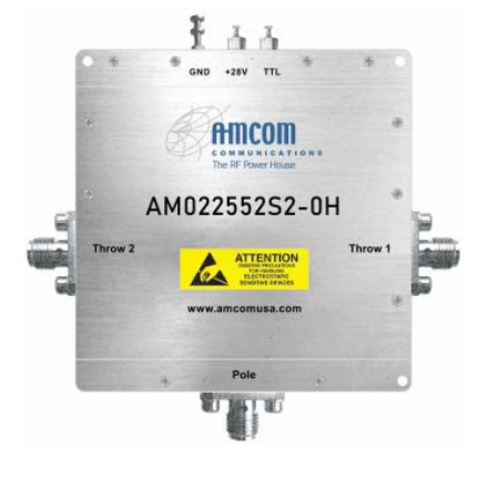 AMCOM高功率AM022052S2-0H單刀雙擲T/R開關