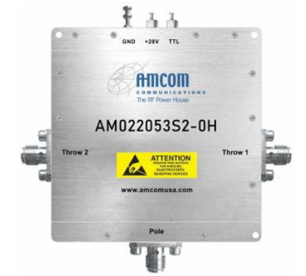 AMCOM高功率200–2000MHz單刀雙擲T/R開關 AM022053S2-0H