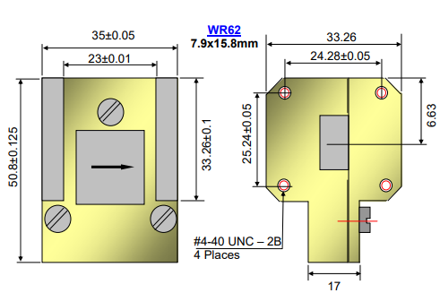 RADI-13.0-17.0-WR62-15WR-1-b波導隔離器RADITEK