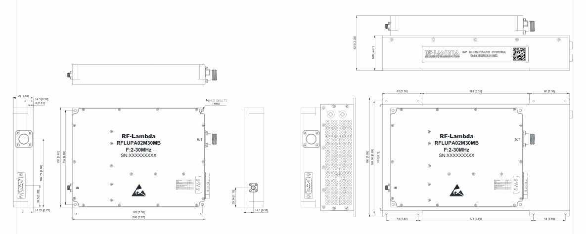 ?RFLUPA02M30MB寬帶高功率放大器