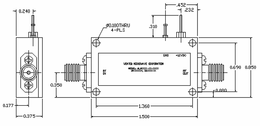 ?AIP0030-67-3506輸入保護低噪聲放大器